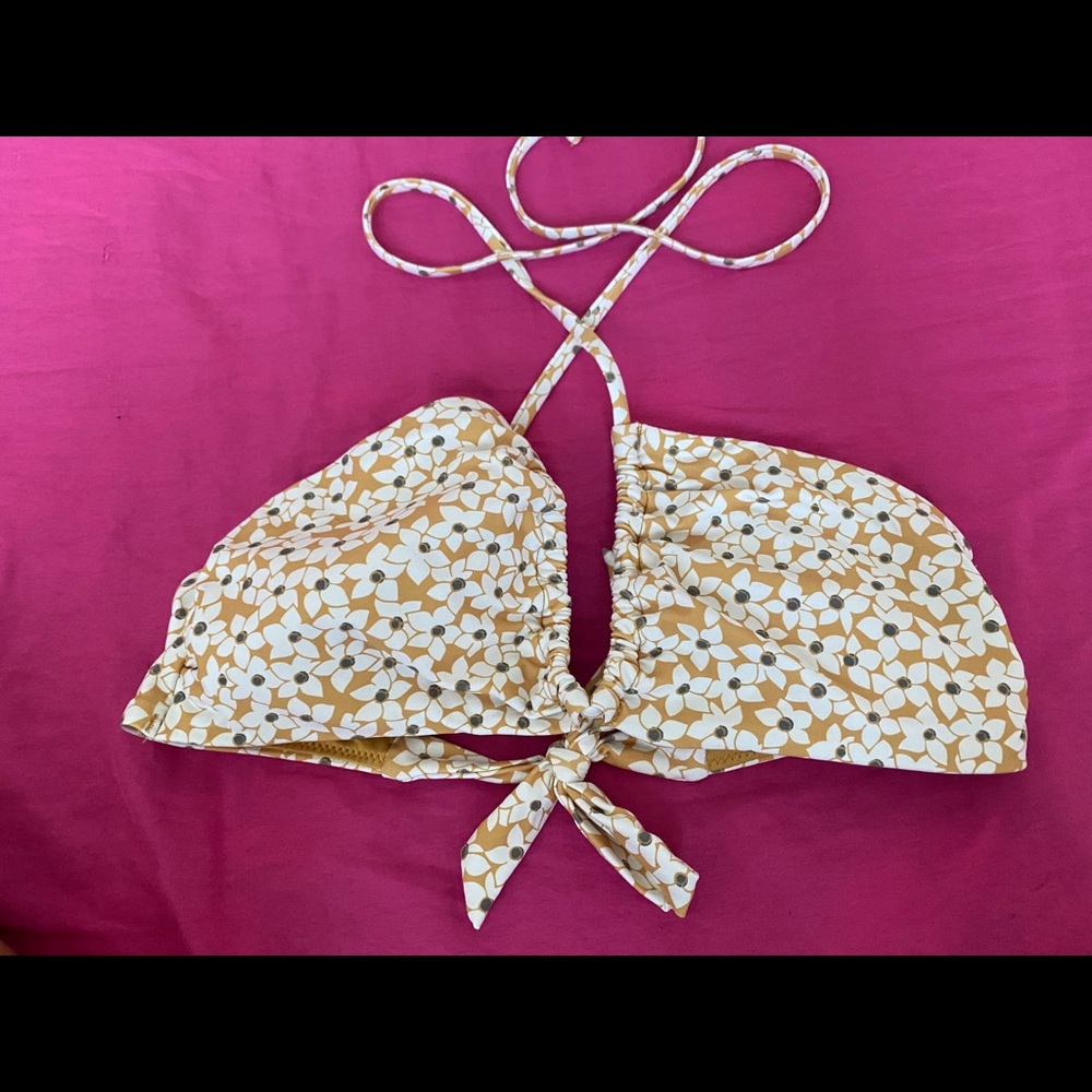Floral ROXY swim top and bottoms